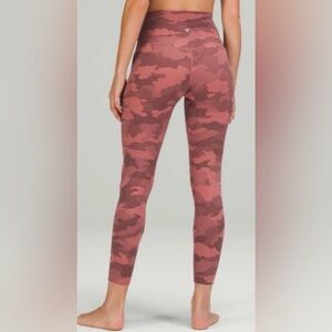 Lululemon Align 28” High Rise Leggings Size 4 in "Brier Rose Camouflage"